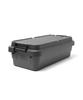 GORDON MILLER Stackable Trunk Cargo, 40L, Low-Profile Storage Box with Lid, Large Capacity, Sit-On, Stackable, Dark Gray, 01680034