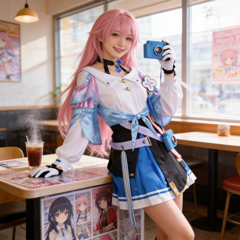 Honkai Star Rail March 7th Cosplay Costume For Anime And Gaming Enthusiasts