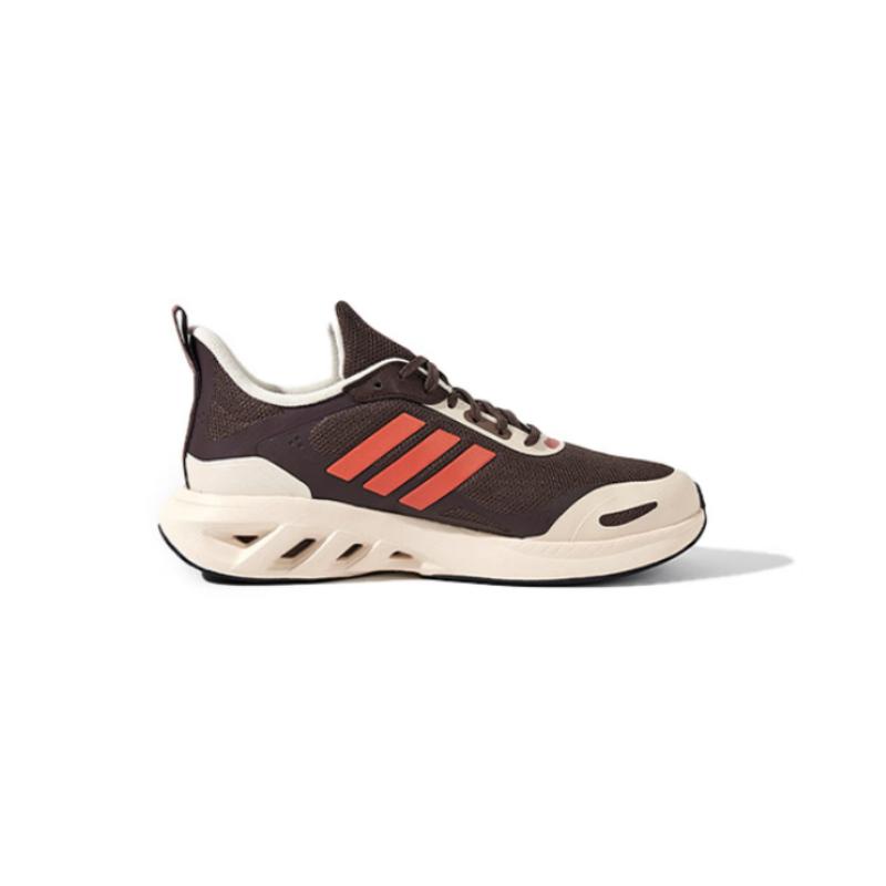 Adidas All Day Power Warm Fashion Casual Shock Absorbing Lightweight Low Top Running Shoes Unisex Sneakers Brown JS3430