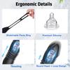 3 in 1 Thrusting Anal Vibrator Remote Control Dildo Prostate Stimulator Massager Delay Ejaculation Cock Ring Sex Toy for Men Anal Plug with Telescopic