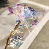 Glowing Starry Sky Gold Rose - Romantic Valentine's Gift for Wife, Girlfriend, or Best Friend's Birthday.