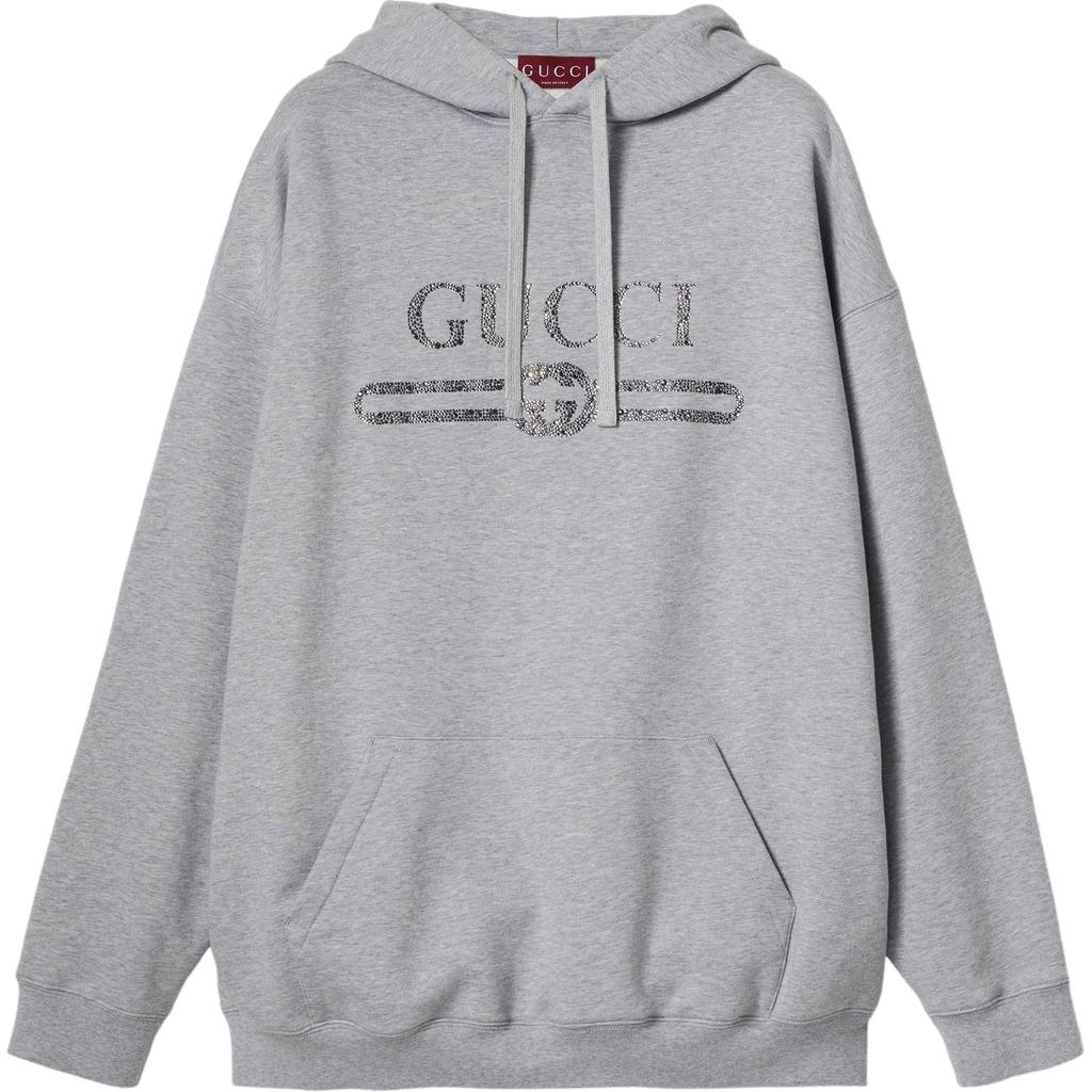 Gucci Logo Embellished Hoodie 811358-XJG37-1056
