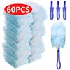 10~60pcs Replacement Heads Duster Microfiber Disposable Short Duster for Cleaning Home Office Blinds Surface Dust Clean Tool