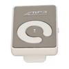 Back Clip Player Portable Lightweight Mini MP3 Music Player with Memory Card Slot for Daily School White