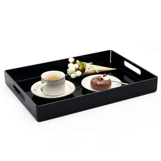 

Акриловый поднос для домашней кухни, еда, кофе, закуски, десерт, держатель для напитков