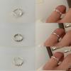Women's High-End Light Luxury Sterling Silver Ring - Non-Fading, Versatile Index Finger Accessory