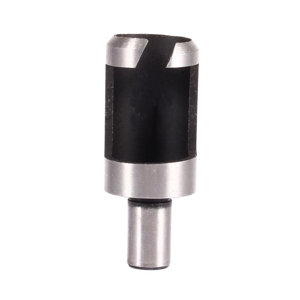 8pcs Tapered Wood Plug Cutter Straight HSS Drill Bits Durable Woodworking Tool Set Woodworking