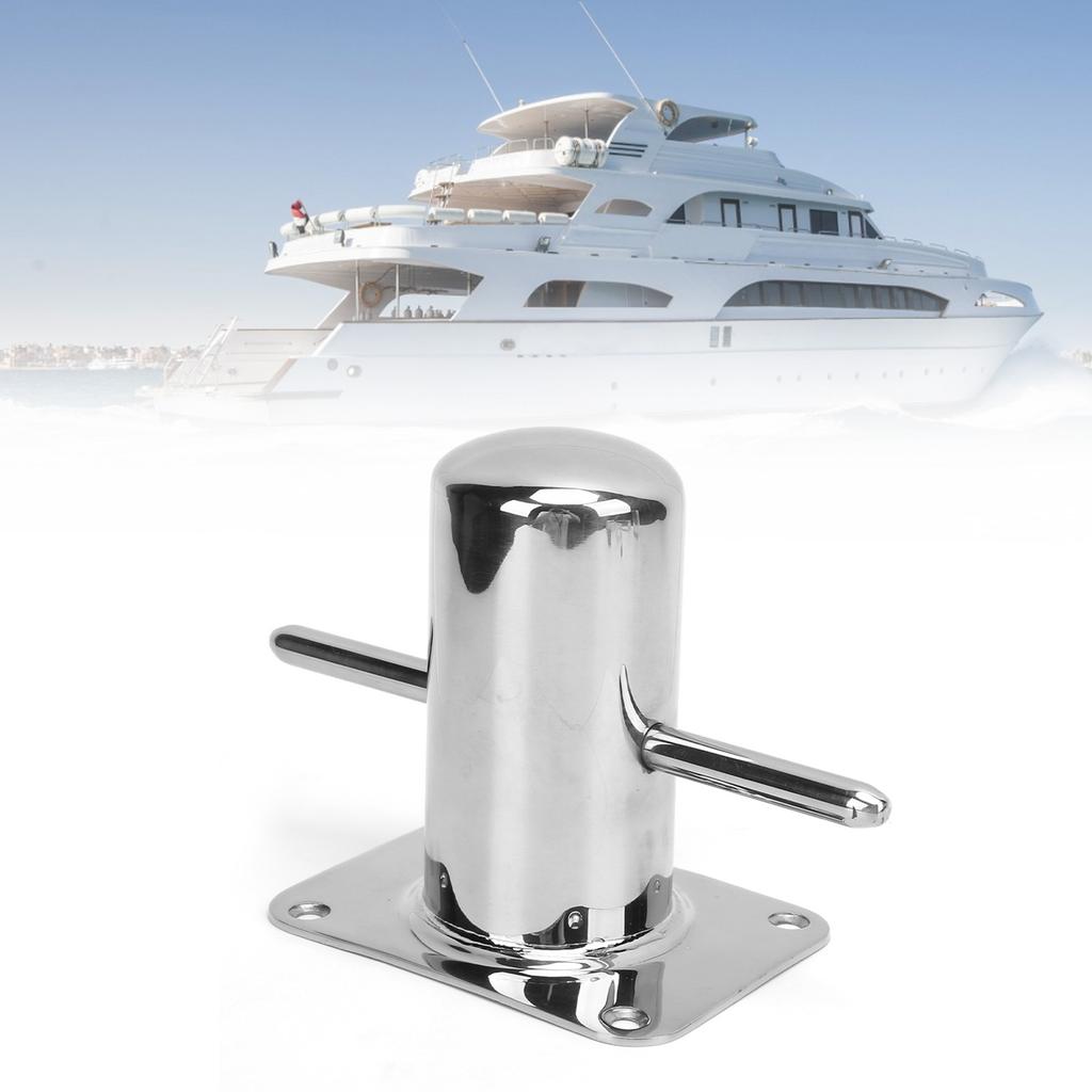 316 Stainless Steel Single Mooring Bitt Heavy Duty   Bollard Cleat Marine Hardware Accessories
