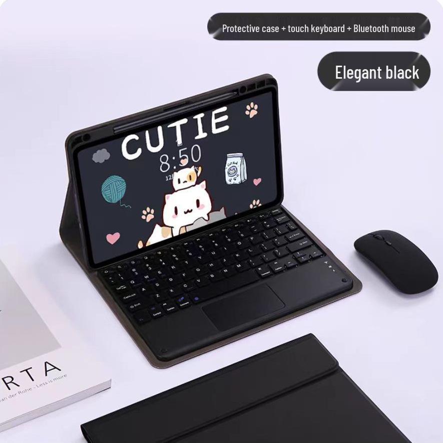 Redmi Pad Pro 12.1 Wireless Bluetooth Keyboard Protective Case with Spanish Language Support