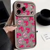 For iPhone 17 Pro Max Case Hand drawn heart-shaped pattern Shockproof Bumper Soft Silicone Cover For iPhone 16 15 14 13 Pro 12 11 16E Air