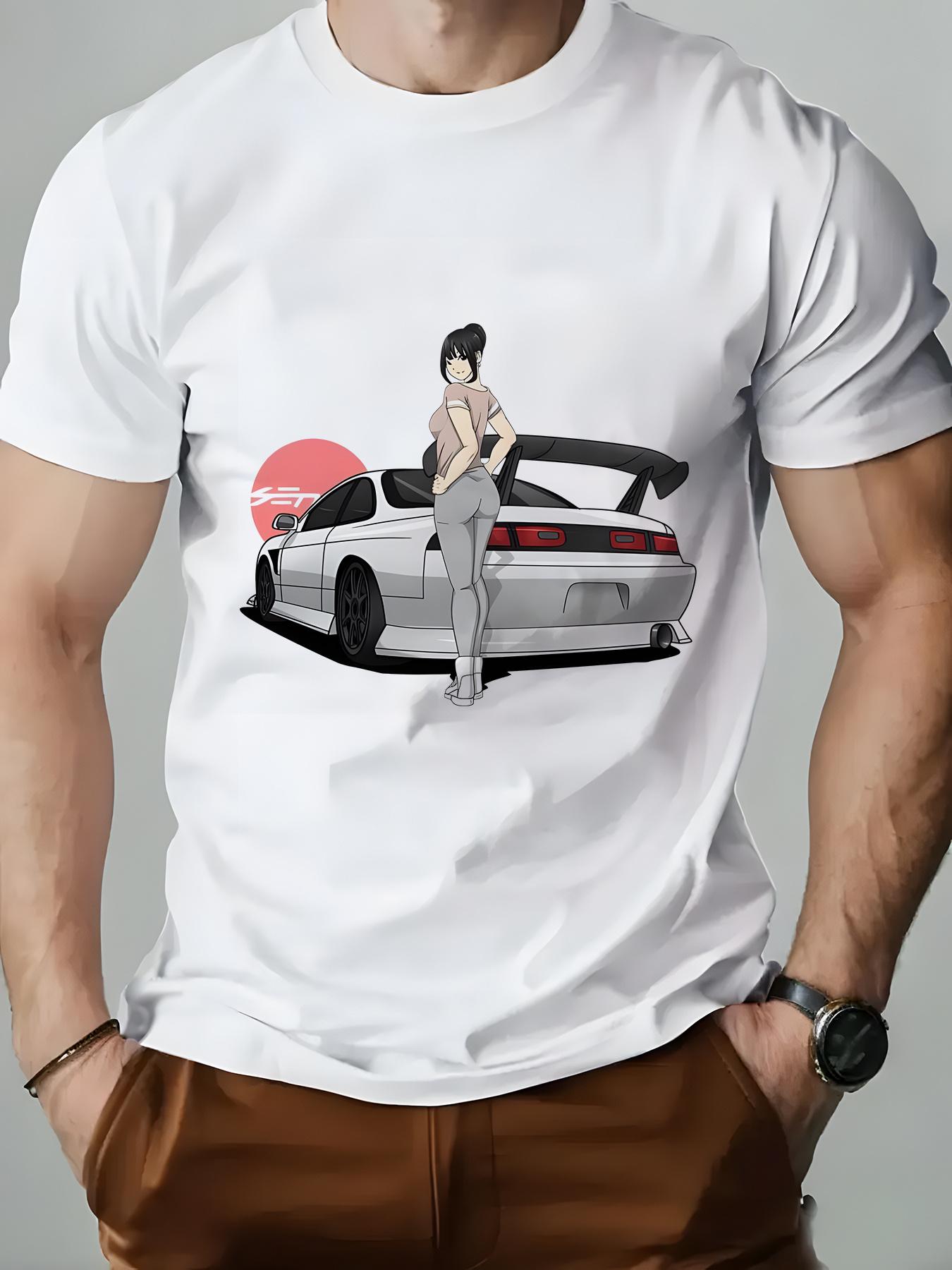 JDM Car & Girl Anime Style Graphic Tee XXXXL