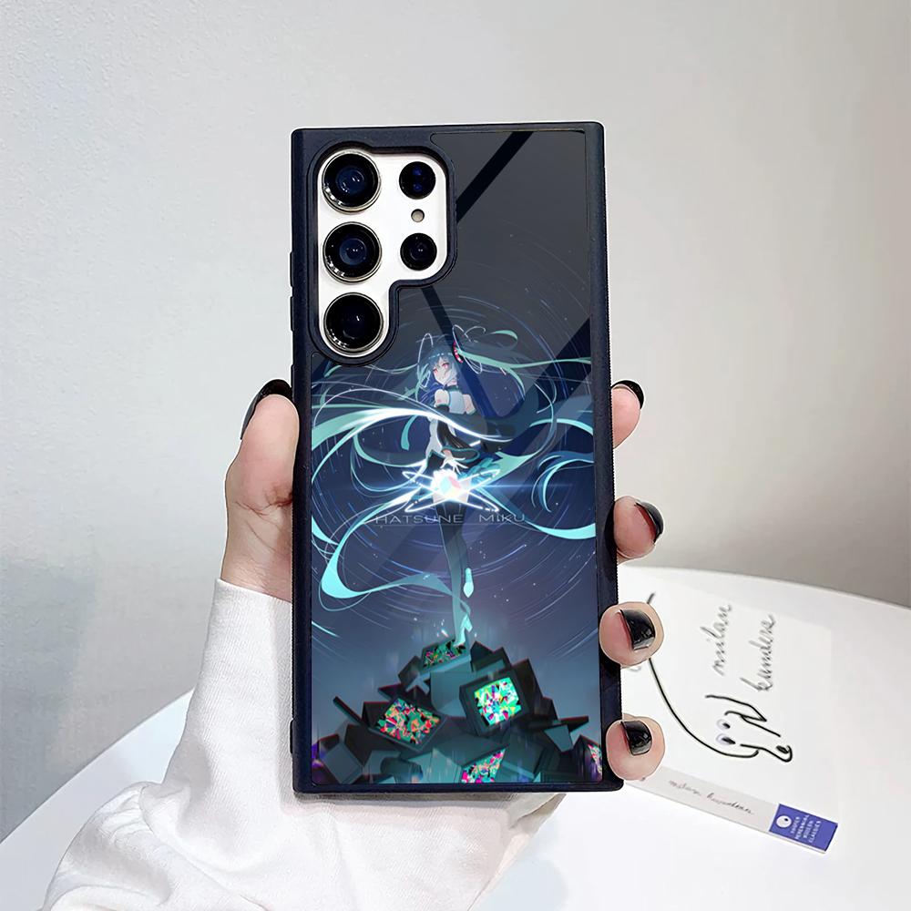 

Hatsunes singer Mikus Phone Case For Samsung Galaxy S26 S25 S24 S23 S22 S21 S20 FE Edge Pro Plus Ultra PC+TPU Cover Galaxy S24plus