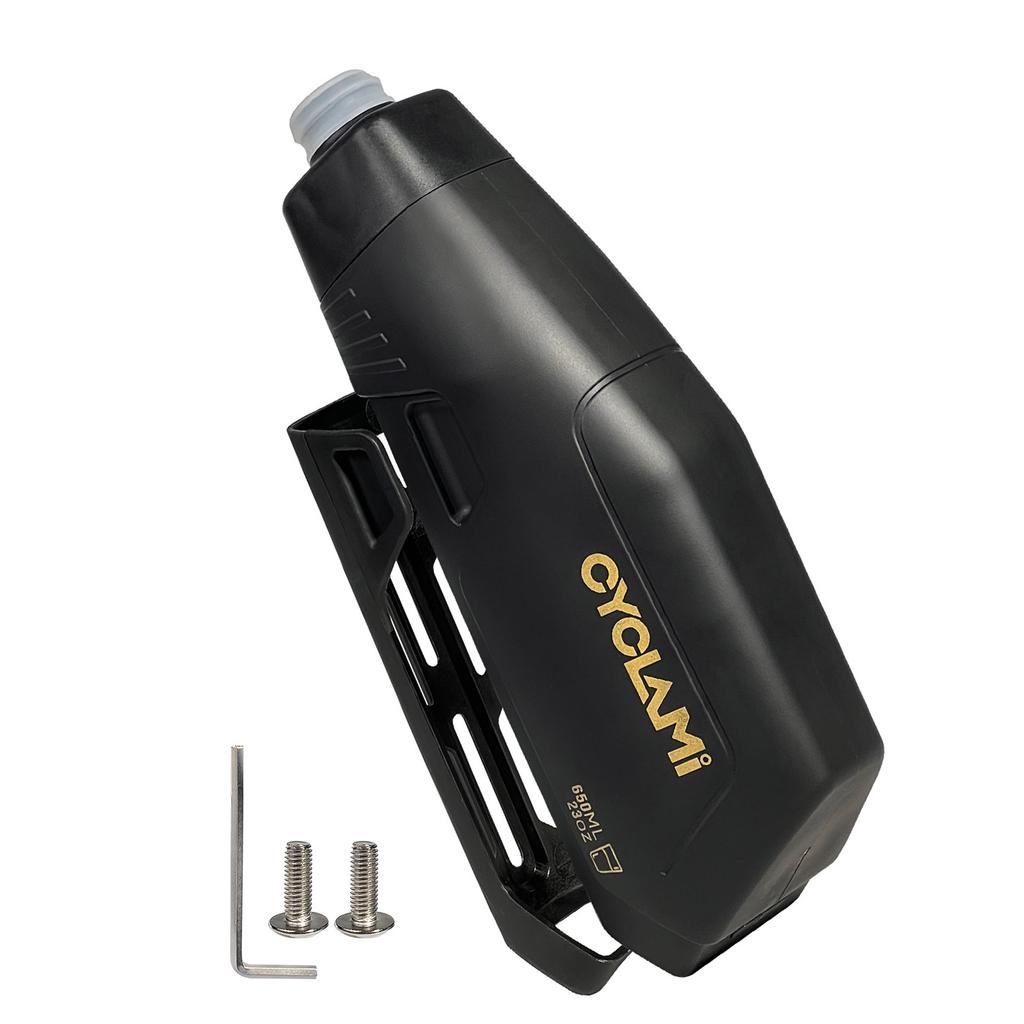 Bicycle Aerodynamic Water Bottle Bracket Set 650ML Bike Water Bottle MTB Road Bike Frame Down Tube Riding Water Kettle