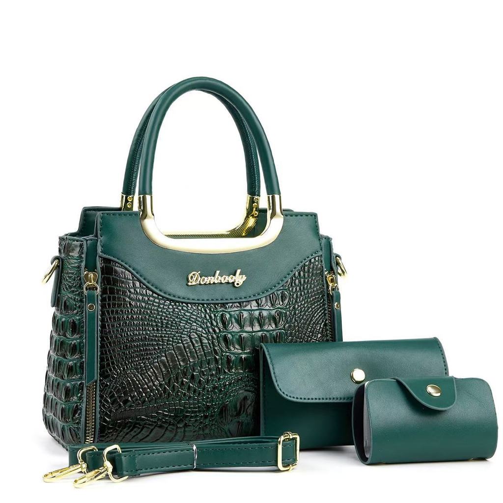 Womens Square Shape Pu Tote Bag With Inner Pockets For Casual Outings