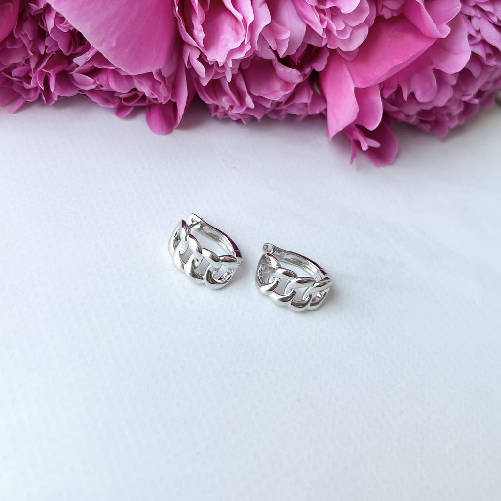 Brincos de prata sem pedras (2143338)