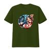 Memorial Day T Shirt With Peace Symbol And American Flag Patriotic Design For Veterans Land Of The Free Vintage