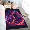 1PC Boxing Neon Energetic Style Carpet for Living Room Bedroom Sofa Home Decor Rus Non-slip Floor Mat Luxury Gift Multiple Sizes