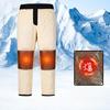 Plus Velvet Pants Men's Autumn and Winter Loose Men's Casual Pants Elderly Winter Clothes Thick Cotton Pants Outer Wear