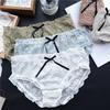 Ladies Spring and Summer Lovely Cotton Ice Screen Lace Panties