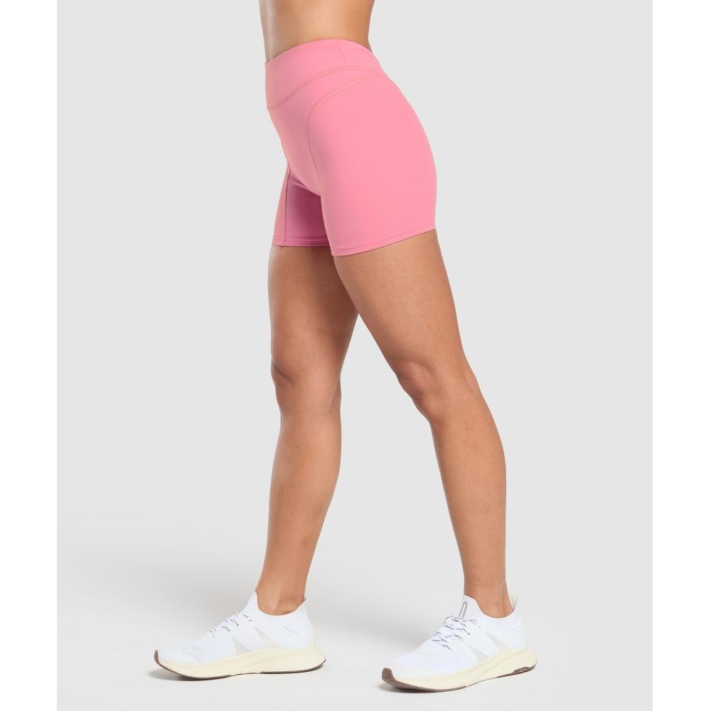 Gymshark Dipped Waistband Shorts Sunset Pink B1b1k Kcll