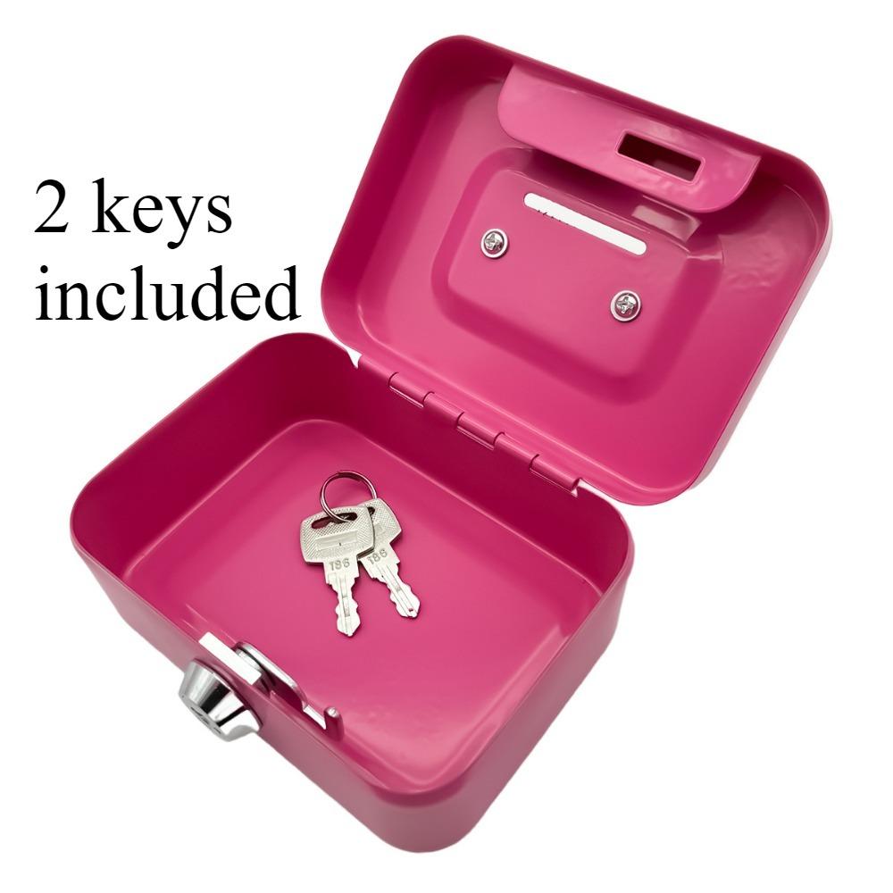 Nou Creativ Portabil Pușculiță Cutie de Depozitare Mic Mare Cutie de Bani cu Cheie