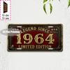 Tin Sign - Vintage Durable Metal Plaque Wall Decor, Home Office Bar Man Cave Bar Garage Birth Year License Plate Wall Art