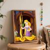 Disney Tangled Rapunzel DIY Oil Painting Art Painting Kit Home Wall Decor Handmade Gift for Home Bedroom Living Room Decor Art Gift