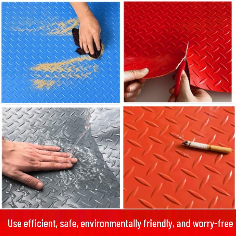 Jinsu Thickened Herringbone Anti-slip Rubber Floor Mat