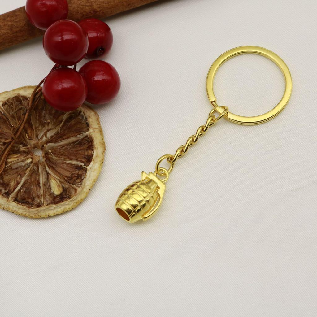 Foreign Trade Hot-Selling Jewelry Grenade Keychain Pendant