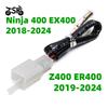 Kawasaki Ninja 125 250 300 400 500 650 Z300 Z400 Z750 Z1000 İçin ZX14R ZX10R ZX-6R Kayıt Numarası Plakası Kablo Fiş Adaptörü
