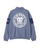 HALF ZIP FATIGUE [AVIREX] WEB-EX SWEAT, Men's, 2XL, 391, Sax, 783-4232009