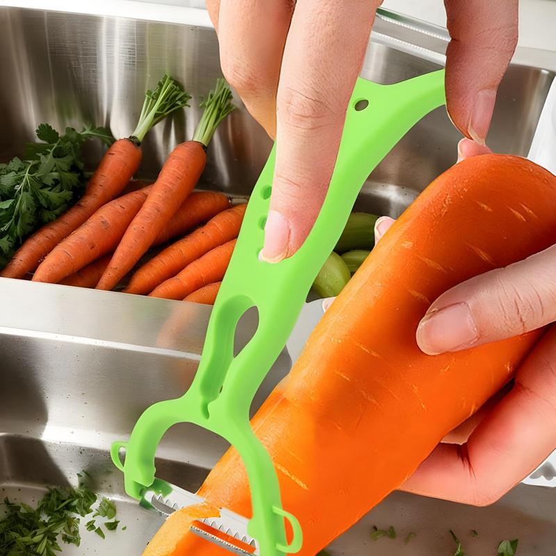 1PC Stainless Steel Vegetable Peeler Potato Peeler Multi-function Double-head Carrot Grater Fruit Tools Kitchen Accessories