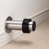 Rubber Door Stopper Stainless Steel Wall Protector Anti-collision Door Holder  Floor Door Stop