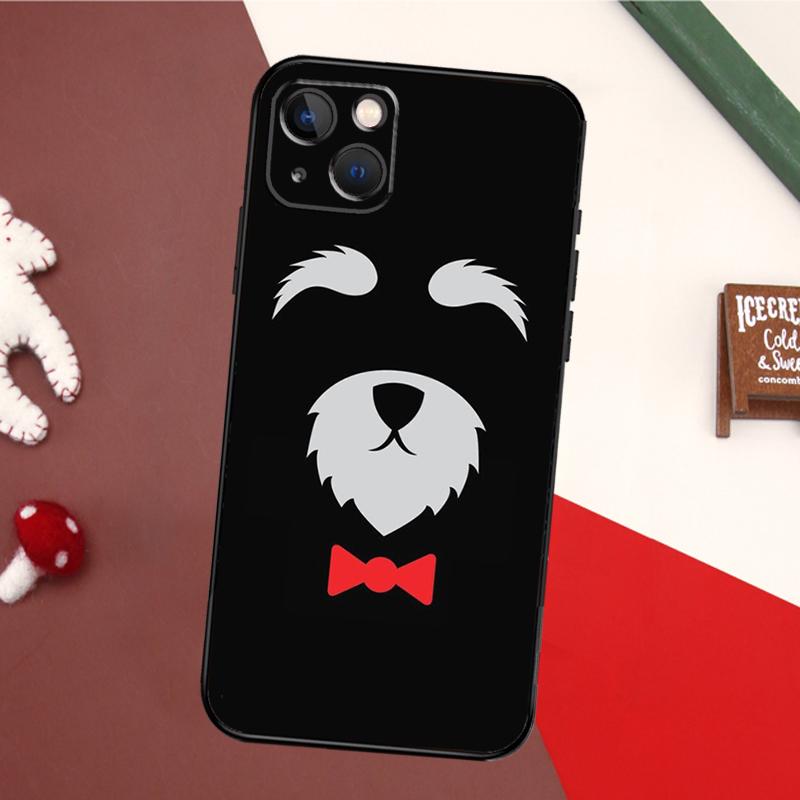 Schnauzer Puppy Dog Case For iPhone 13 Pro Max 16 15 11 12 14 17 Pro Max mini 15 16 Plus 16e 17 Air Back Cover