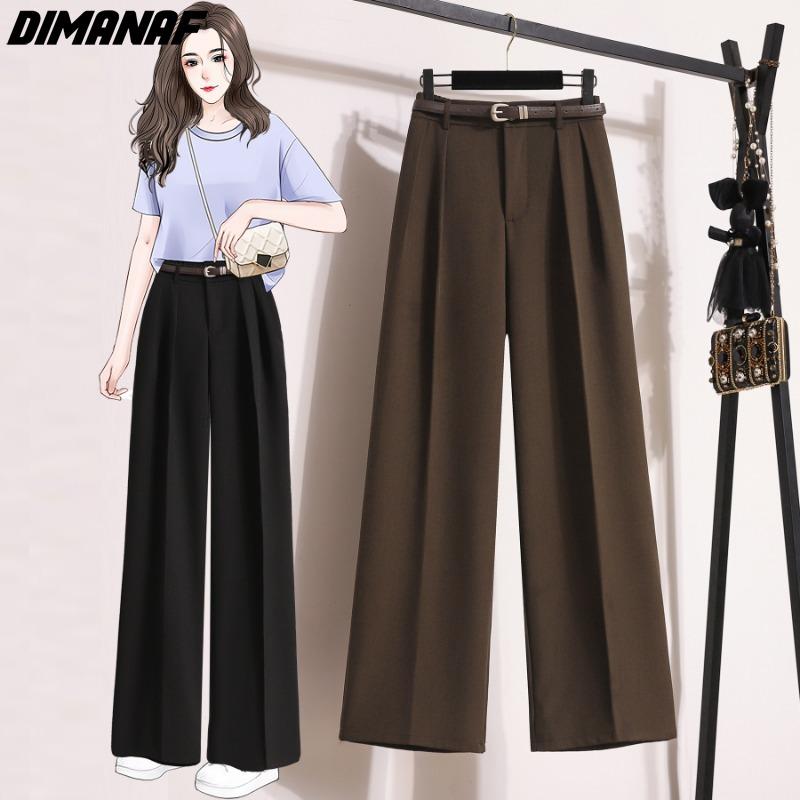 Übergröße Frühling Sommer Lange Hosen Damen Elastischer Bund Locker Lässig Unifarbene Hosen Weite Hosen