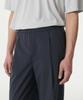 Musinsa Standard [Cooltandard] One-Pleat Wide Elastic Waist Slacks [Iron Gray]
