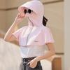 Women Summer Ice Silk Sun Protection Hat Full Face Neck Cover UV Protection Dustproof Cycling Sun Mask