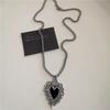 Street Vintage 90s Y2K Necklace Zinc Zinc Zinc Alloy Cross Pendant Halloween Punk Rock Necklace  Men Women