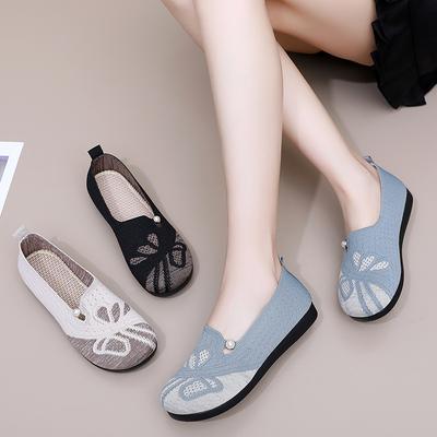 Buty dla kobiet na lato Codzienne i wszechstronne buty damskie Stare Pekin buty płócienne Oddychające Nie wydzielające zapachu Miękkie podeszwy Wygodne buty płócienne