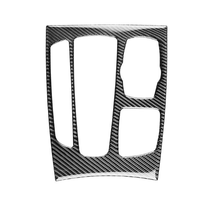 Carbon Fiber Car Gear Shift Panel Cover Trim For 2014-2018 BMW X5 F15 LHD