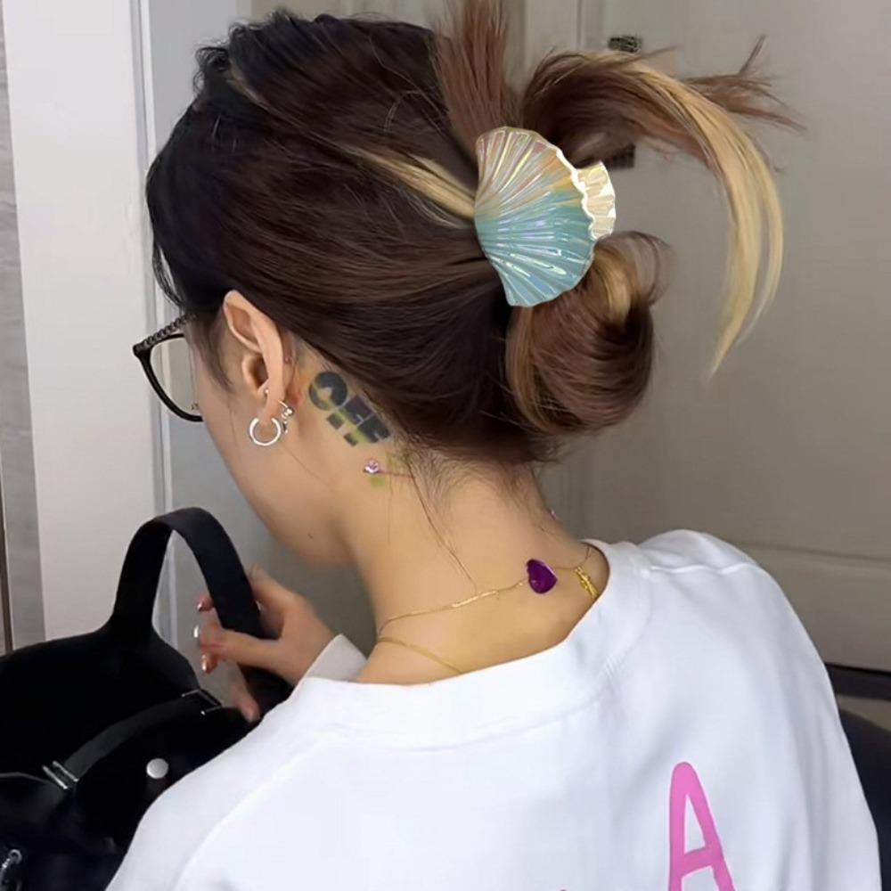 Gradient Shell Hair Claw Clips Ocean Headwear New Girl's Hair Clip  Hair Accessories