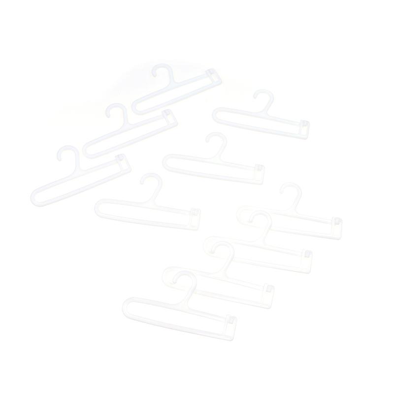 10ks/šarže Mini věšáky Doplňky pro panenky Skříň pro panenky Oblečení Domeček pro panenky