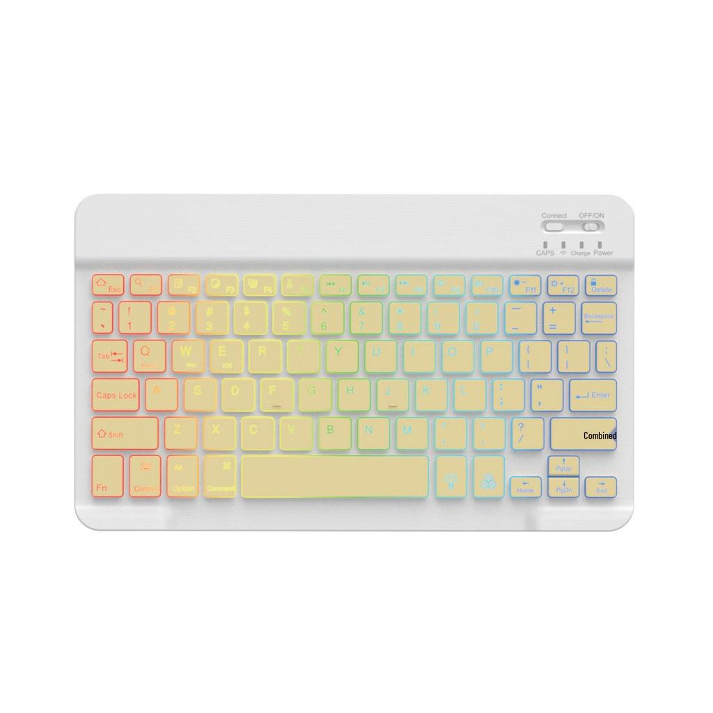Russian Wireless RGB Backlit Bluetooth Keyboard & Mouse Set for iPad, Phone, Tablet