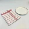 Kitchen Cleaning 1/4/6Pcs Classic Plaid Dish Towel Scouring Pad, Soft Large Size Kitchen Towel, Suitable For Bar And