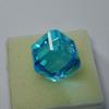 Lab-Created Blue Topaz Loose Gemstone Flawless Cube Cut 50.85 ct for Jewelry Making and Crafts