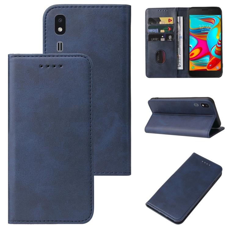

For Samsung Galaxy A2 Core / A260 Magnetic Closure Leather Phone Case For Samsung Galaxy A2 Core / A260 синій
