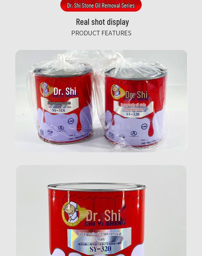 Dr. Shi Stone Degreaser & Oil Stain Remover for Granite and Marble