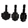 3Pcs Pipe Reaming Drill Bits HSS Ti Coated Hex Shank 1 4in Drill Bits for PPR Plastic Products Black
