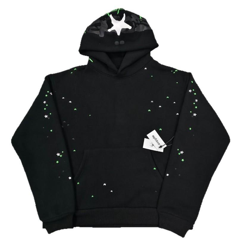 Womens Oversized Hoodie American Style Printed Sweatshirt Winter Heavyweight Casual Streetwear
