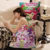 Kawaii Cute S-Strawberry S-Shortcake Pillow Covers Cartoon Sofa Decorative Home Double-Sided Printing Short Plush Cushion Cover